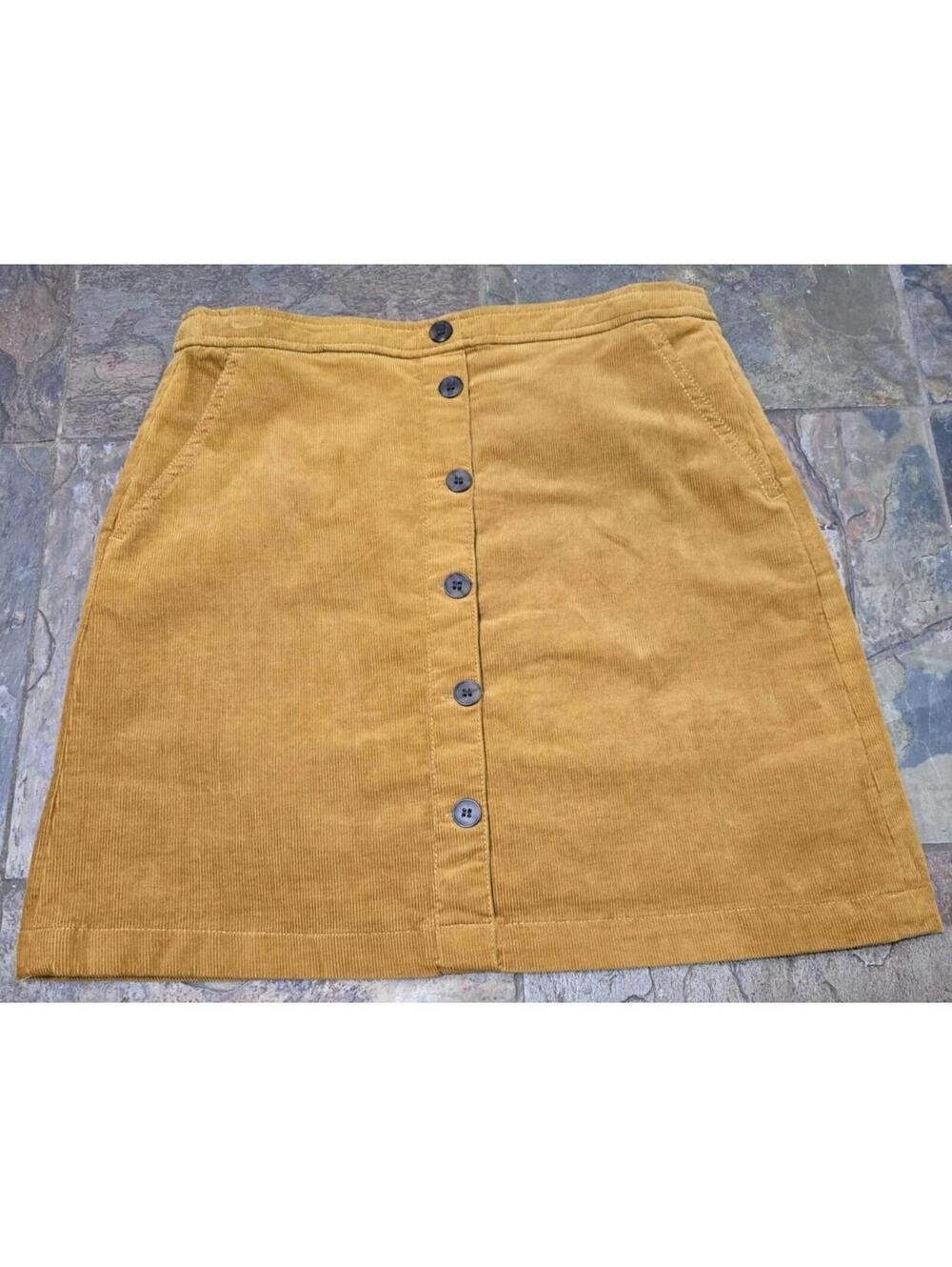 J.Crew corduroy Mini skirt 4 Pockets Office Casual Women Dress Boho Preppy